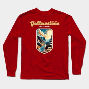 USA - NATIONAL PARK - YELLOWSTONE - Yellowstone Artists Point -19 Long Sleeve T-Shirt